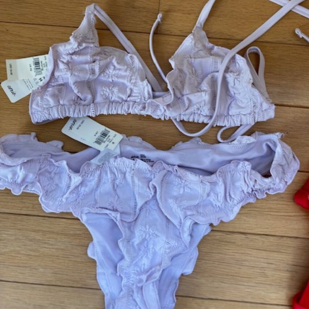 Aerie bikini new whole set small bottom and xsmall top